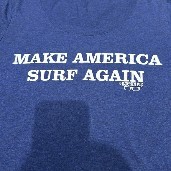 Official Make America Surf Again Rockin Fig Shirt - Picture 2 of 2